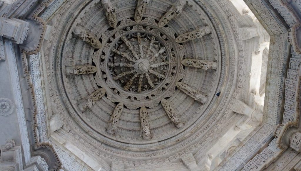 Ceiling in the temple