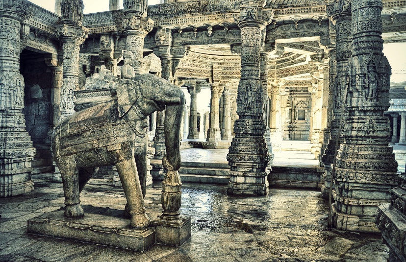 Statue of Elephant in the temple