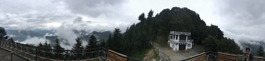 Mussoorie: Road from Chandigarh to the hills (2) 12 Panoramic view of Lal tibba