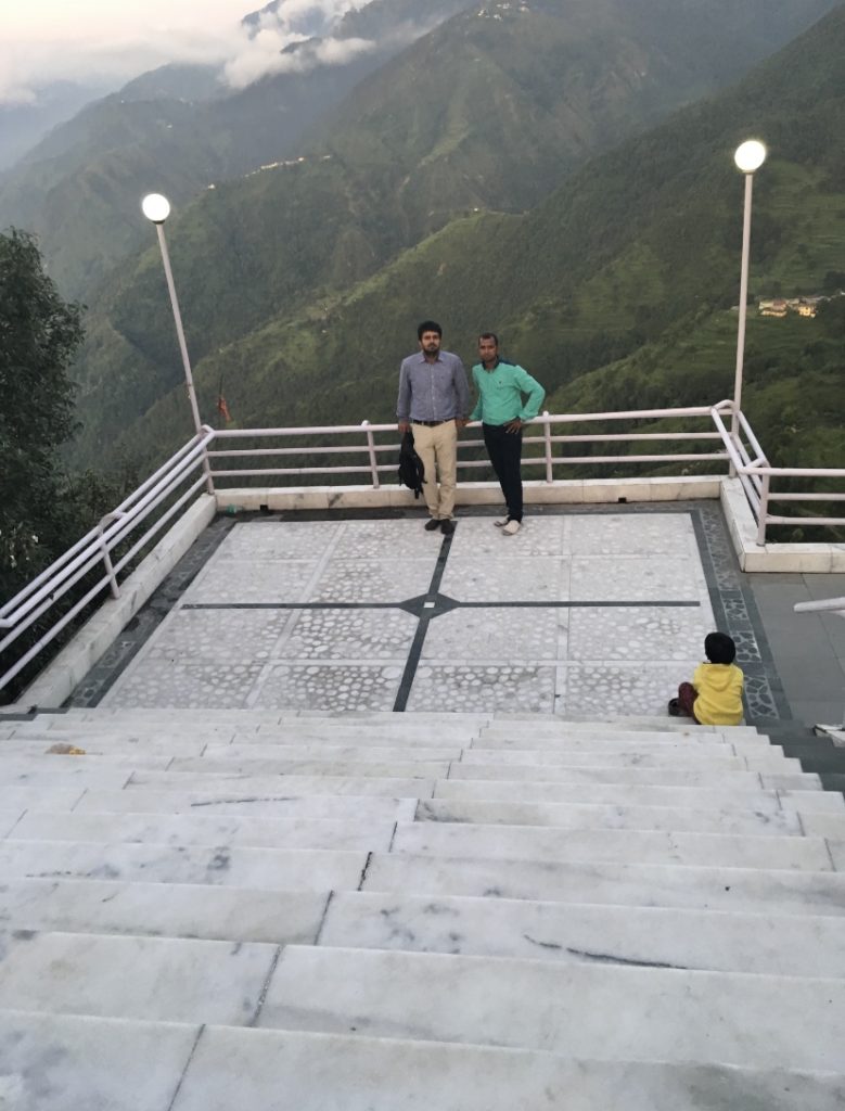 Beautiful valley around Jwalaji temple: mussoorie